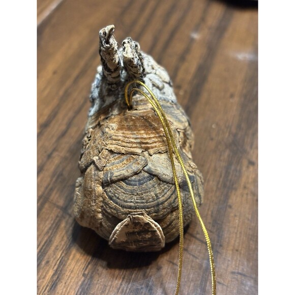 Unique Vintage Pinecone Rabbit Woodland  Ornament - Picture 3 of 12